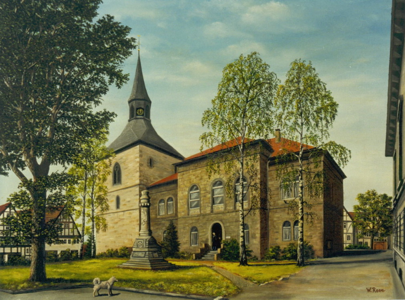 Altes Amtsgericht Blomberg ÖlLw 80x60 März 1988