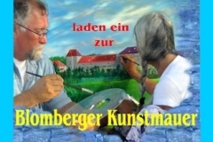 Fotos der Kunstmauer Blomberg