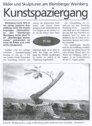 Lippische Landeszeitung Juli 2002