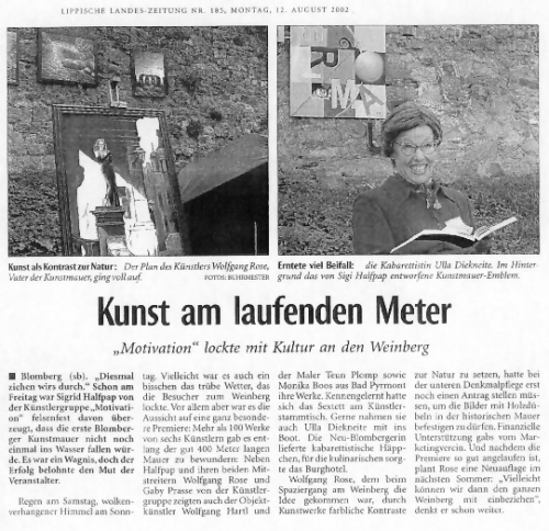 Lippische Landeszeitung August 2002