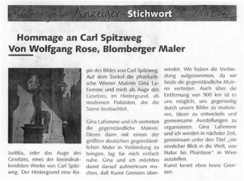 Blomberger Anzeiger August 2002