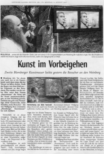 Lippische Landeszeitung August 2003