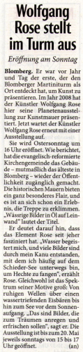 Lippische Landeszeitung Dezember 2009