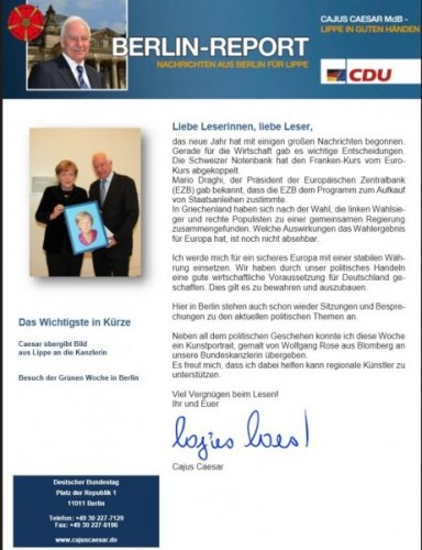Berlin Report Januar 2015