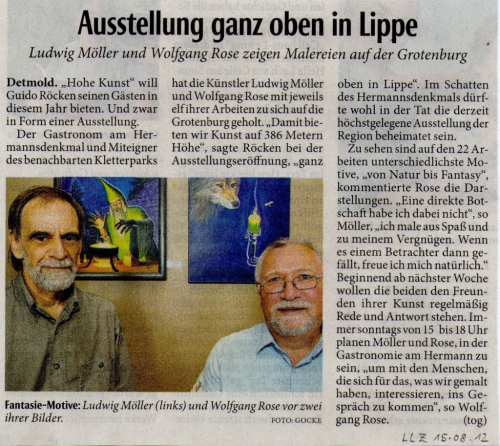 Lippische Landeszeitung August 2012