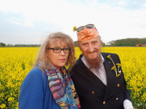 Uta Saabel und Prof. Ernst Fuchs am 6.5.2013 in Hamm NRW
