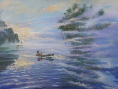 Morgens auf dem See